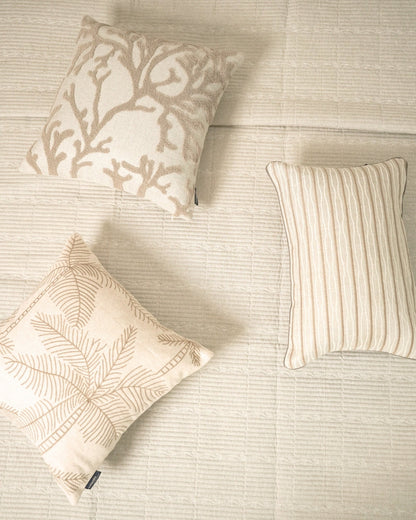 Drift Palm Springs Embroidered Grey Cushion Cover (Size : 12"X18")