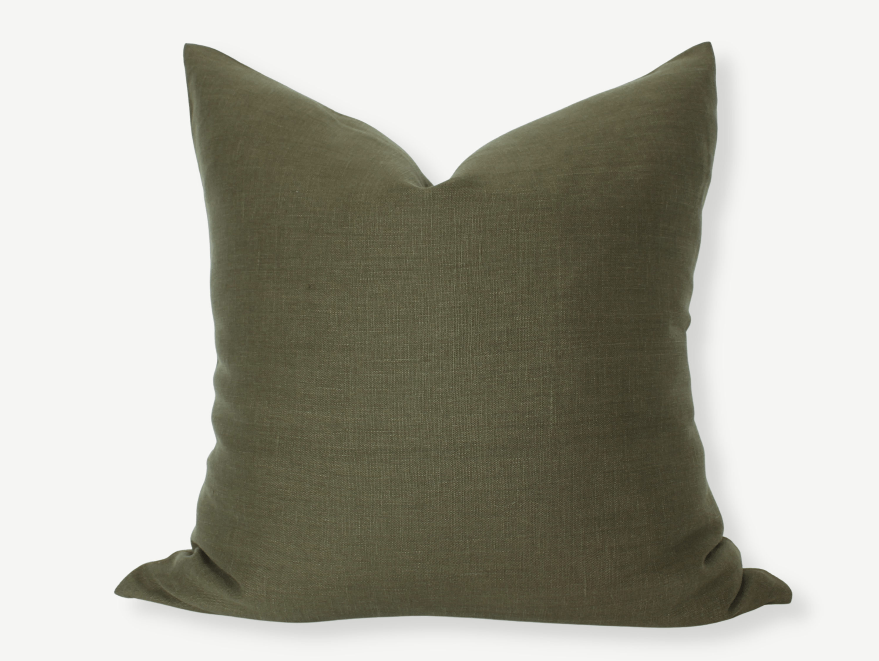 Dark Olive Pillow Cover