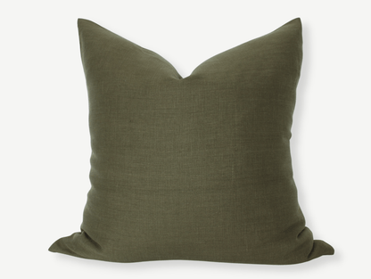 Dark Olive Pillow Cover