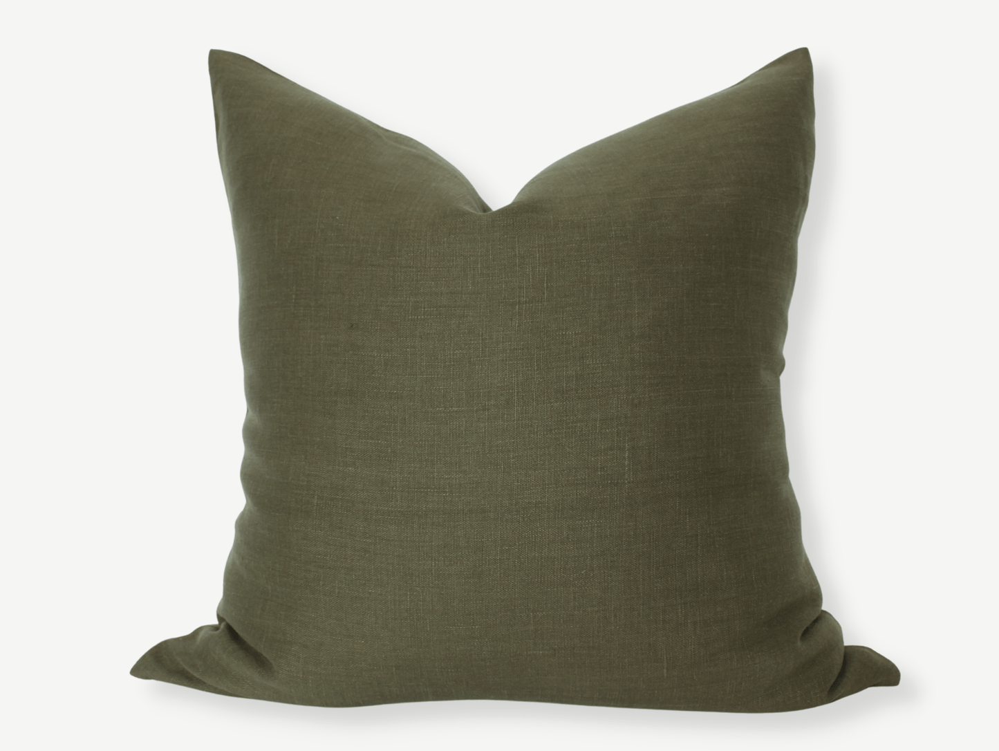 Dark Olive Pillow Cover