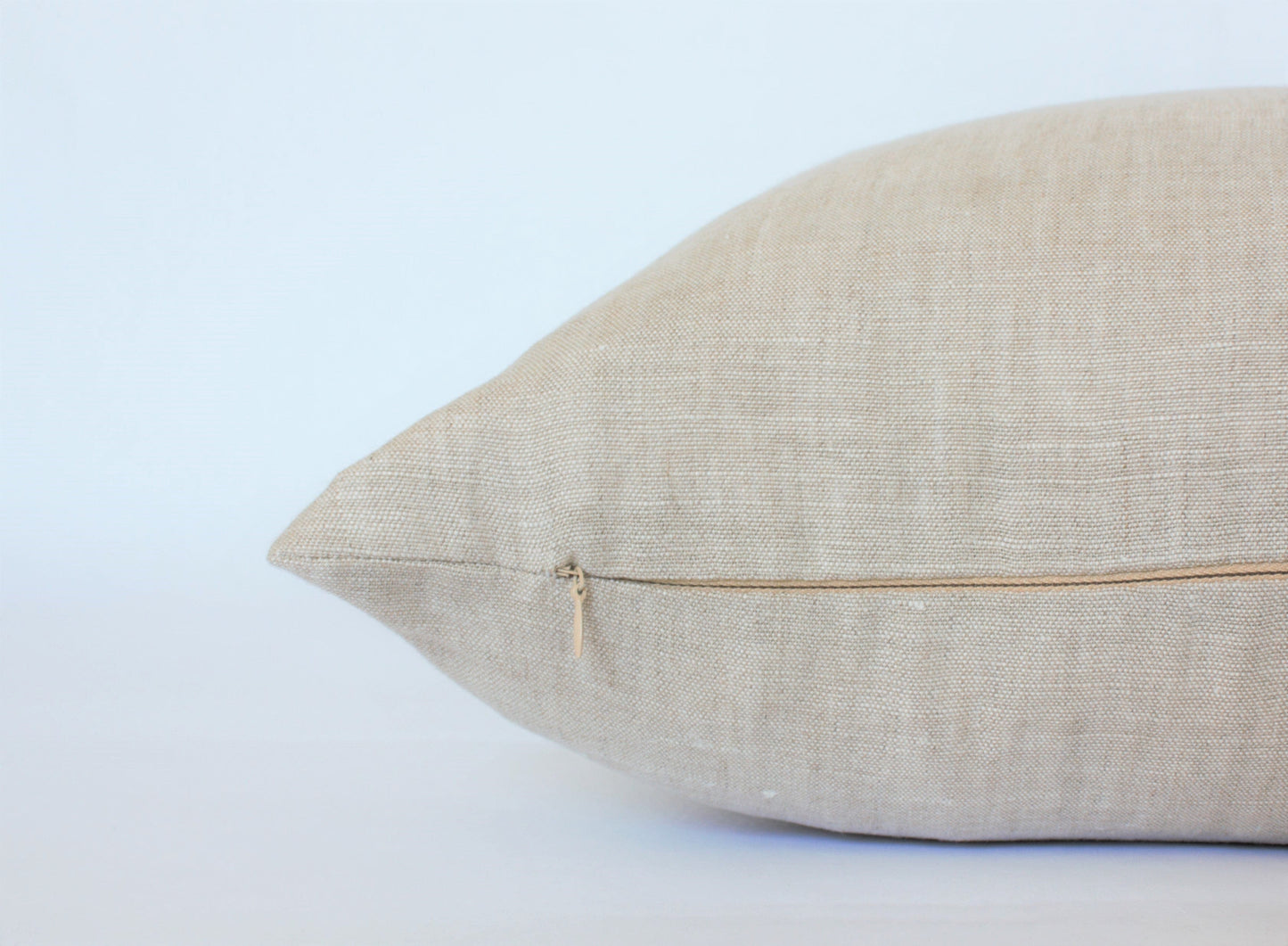 Oatmeal Linen Pillow Cover