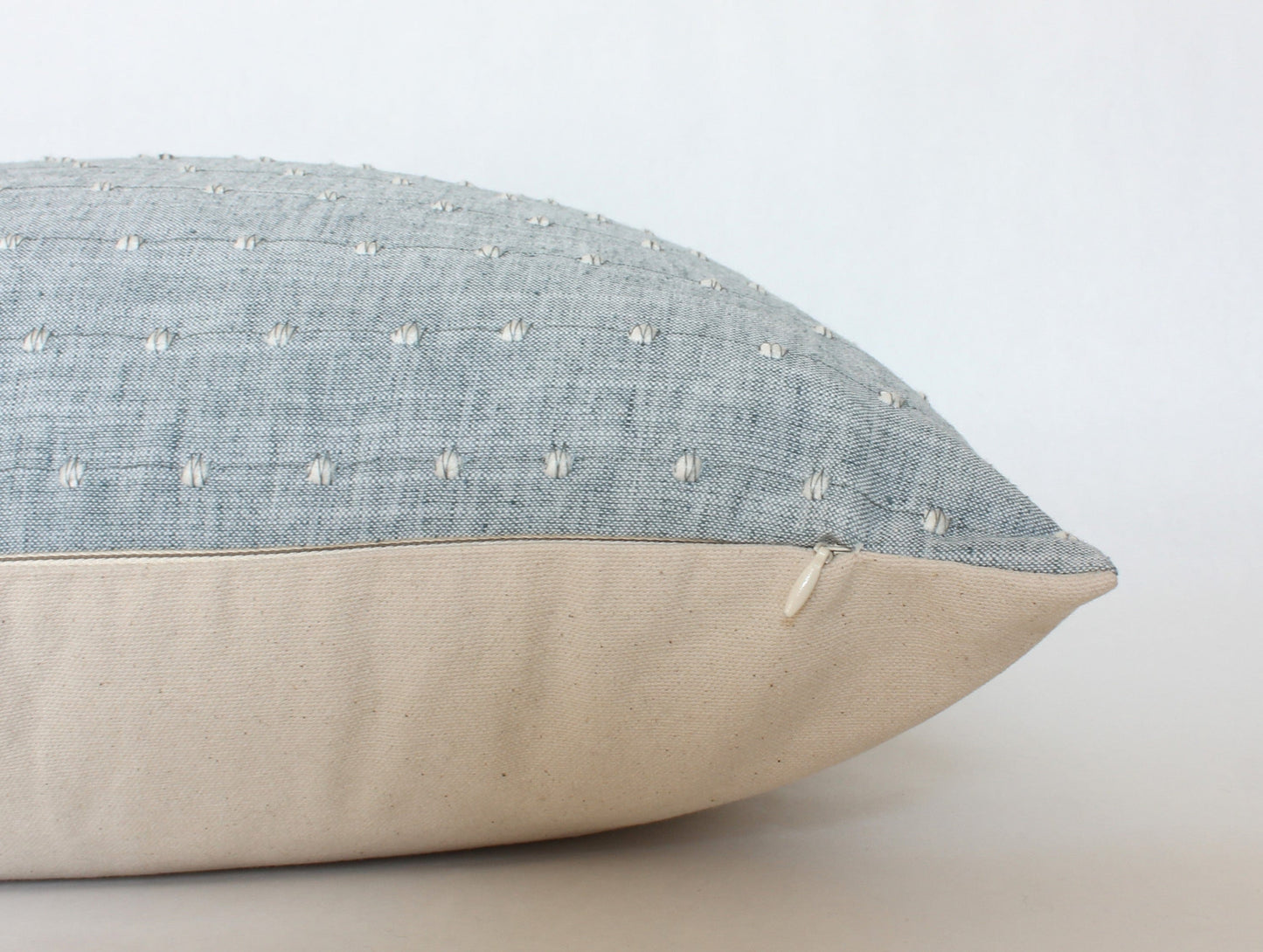 Blue Dot Pillow Cover