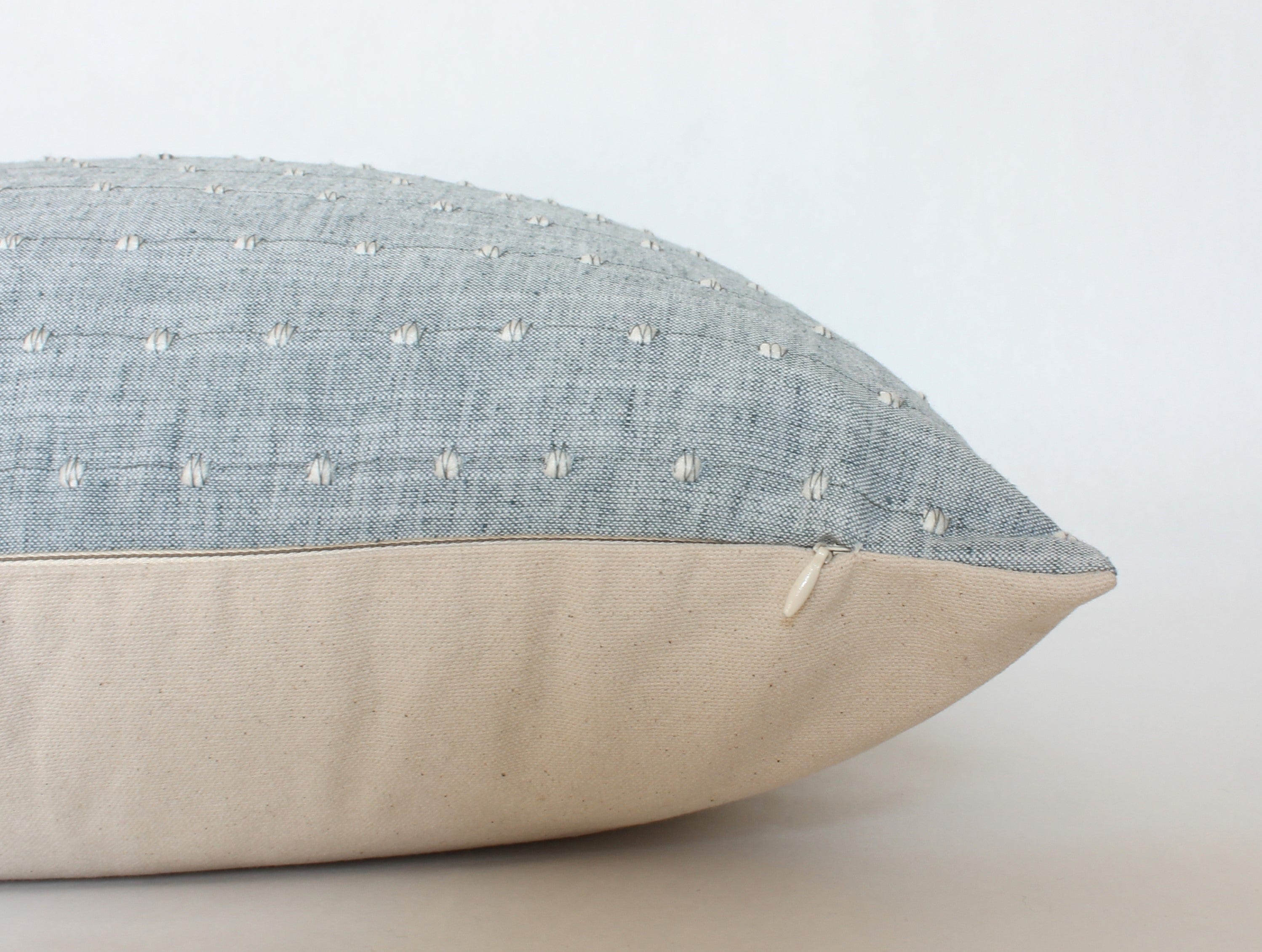 Blue Dot Pillow Cover