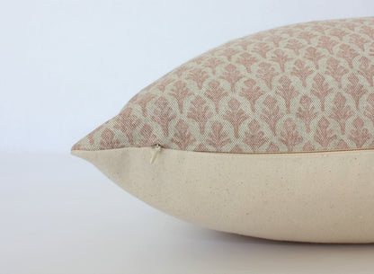 Lotus Blush Pillow Cover