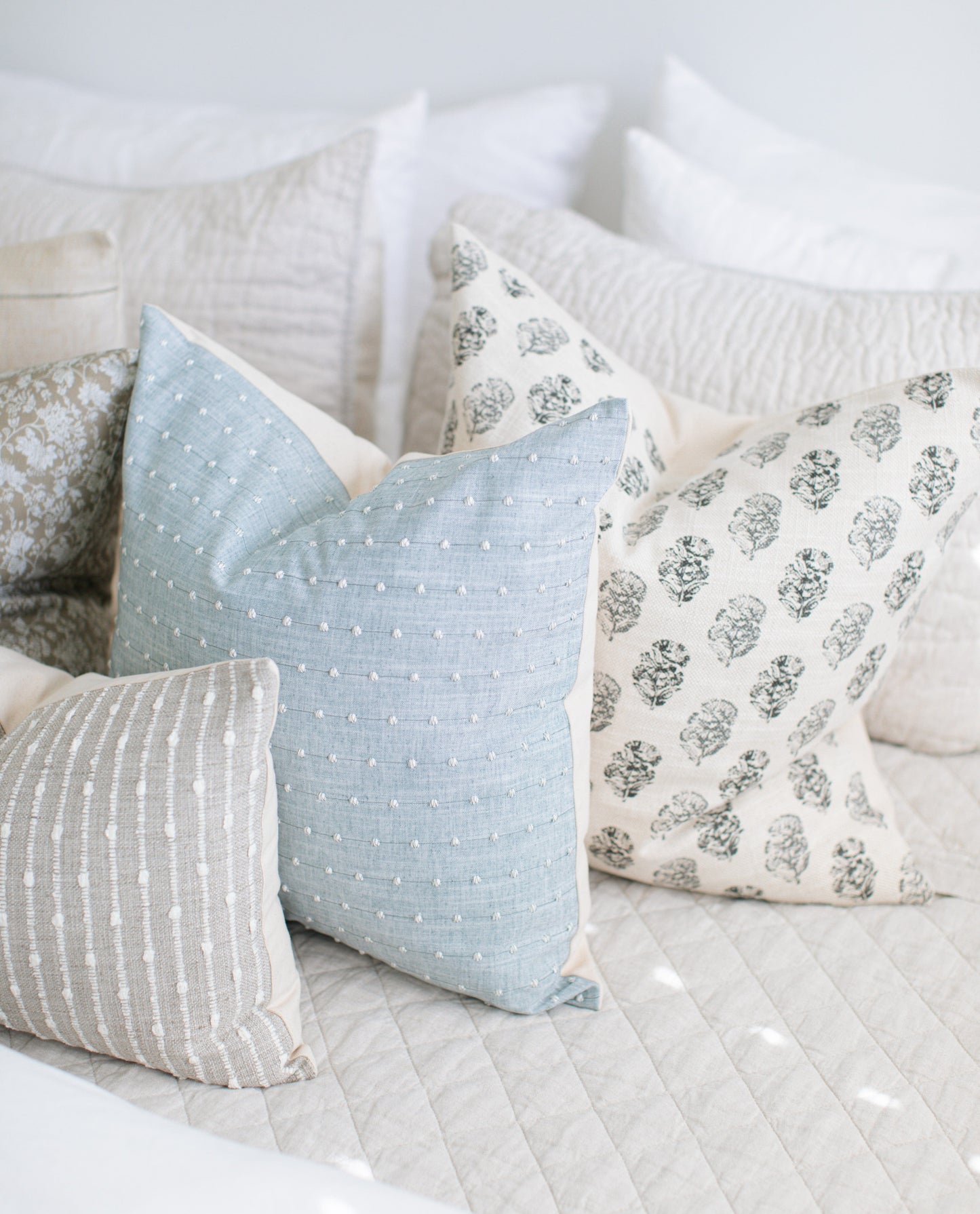 Chara Floral Pillow Cover