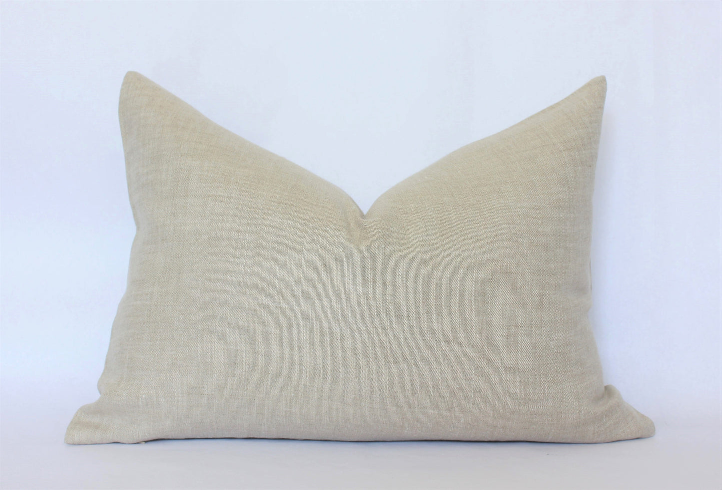 Oatmeal Linen Pillow Cover